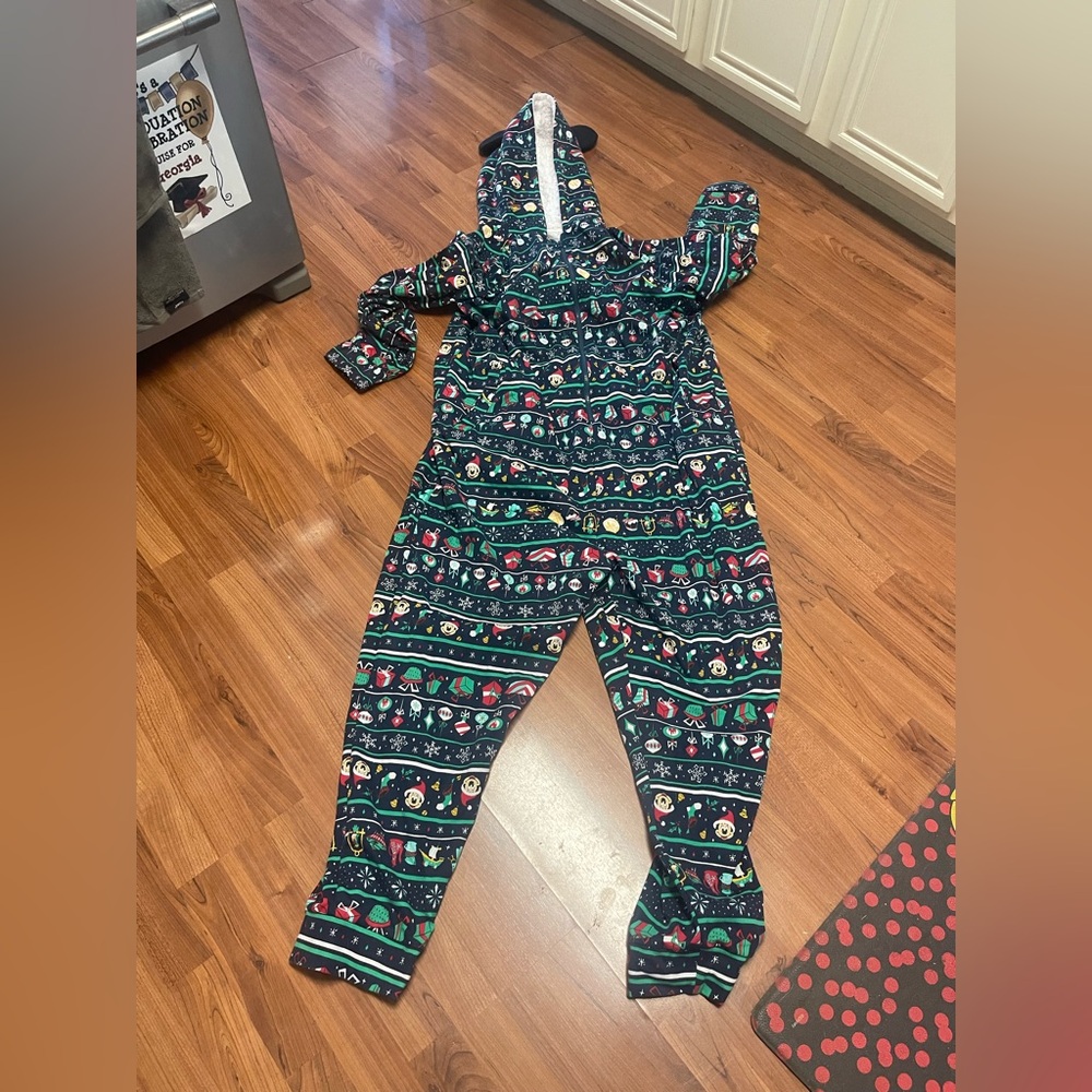 Disney Christmas Festive Holiday Onesie Pajamas